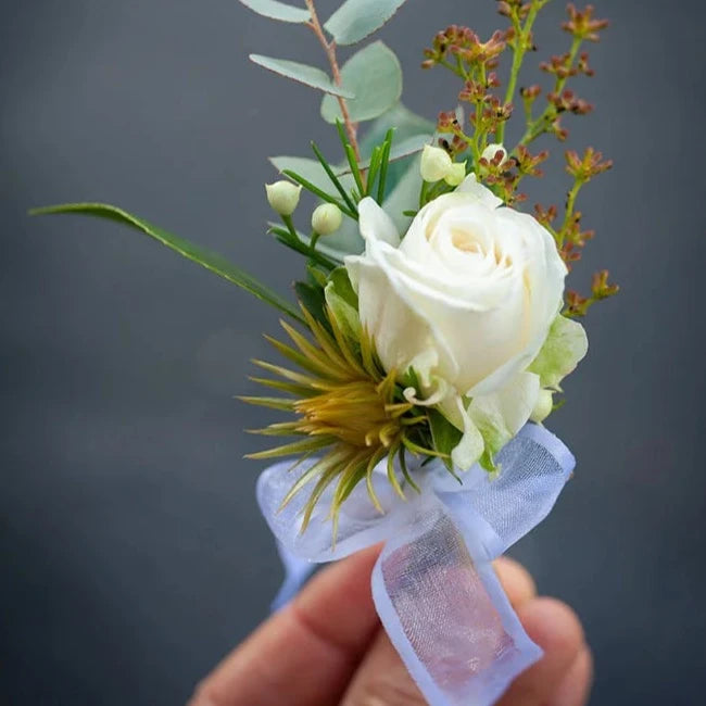 sustainable florist australia, Fremantle wedding buttonhole 